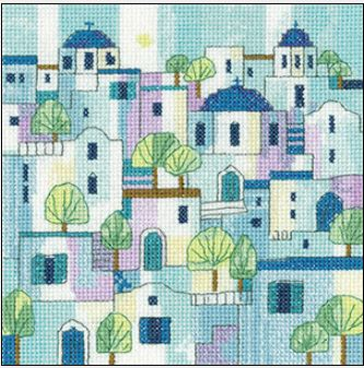 (image for) Impressions of Greece - Impressions by Karen Carter Counted Cross Stitch Chart